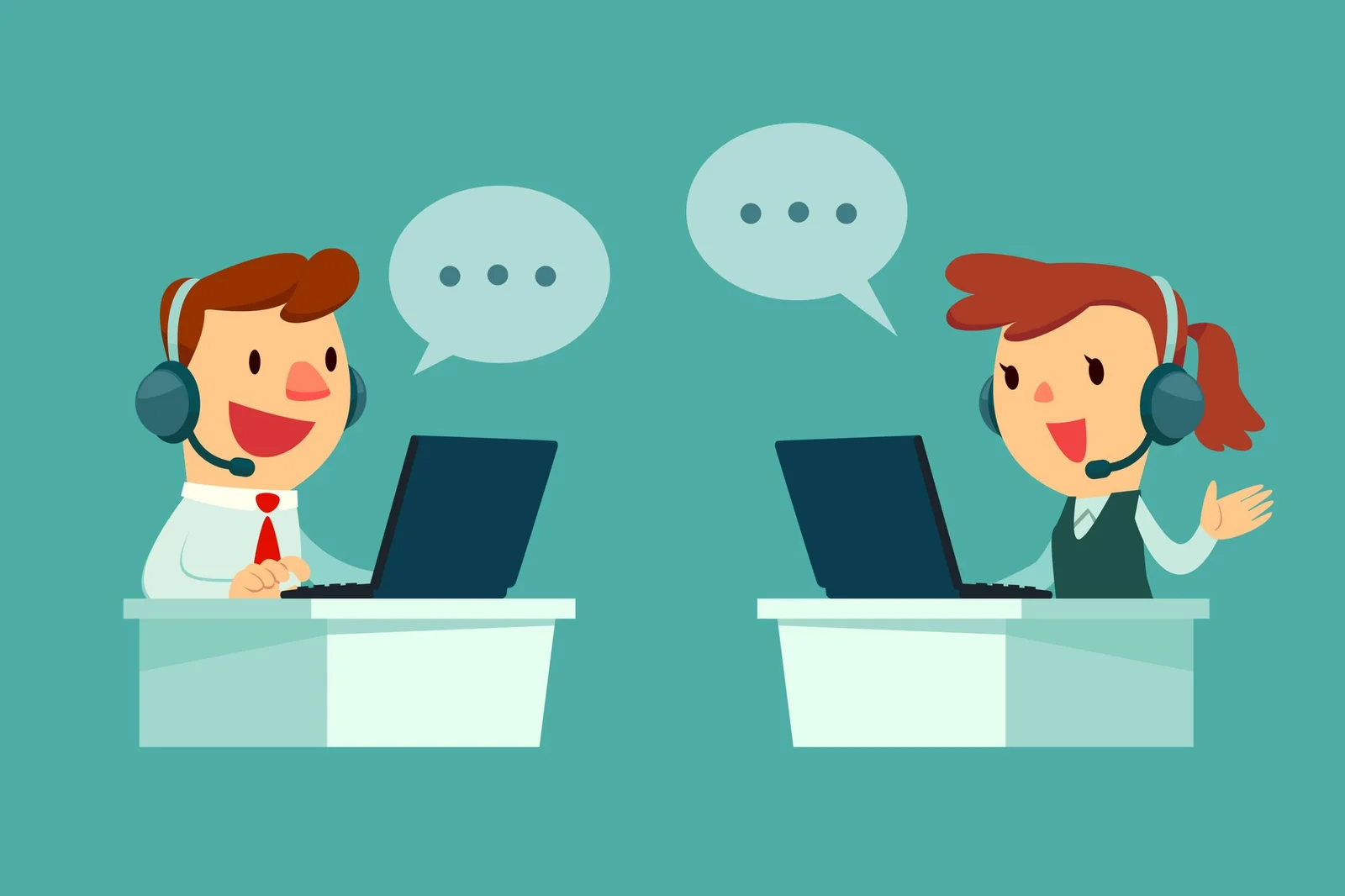 Support team illustration